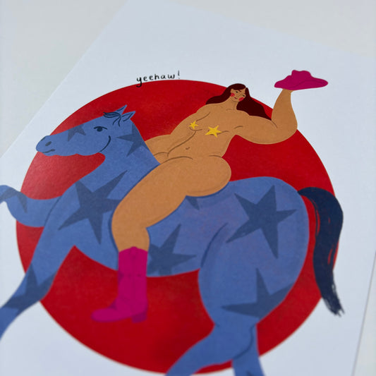 Yeehaw Print
